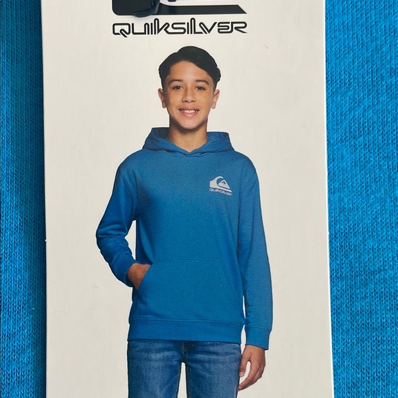 Quiksilver Kids Blue Hoodie - Picture 1 of 7